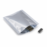 Sacs plats antistatiques métalliques personnalisés à ouverture supérieure pour composants électroniques, circuits imprimés, puces, matériel, emballage de protection S31B