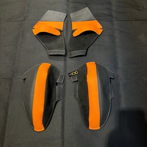 Couvre-accoudoir et repose-jambes en cuir Nappa Premium personnalisé DOS pour siège sport en fibre de carbone BMW M2 G80 M3 G82 <span class=keywords><strong>M4</strong></span> - Product Image 2