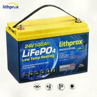 Batterie LiFePO4 à décharge profonde 25.6V 100AH Grade A Longue durée de vie RV Smart BMS CAN Bus Prise Anderson 6000 cycles CE RoHS IP67 OEM ODM