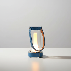 IP54 Waterproof Rechargeable LED Camping Lantern Nordic <b>Portable</b> Handheld <b>Night</b> <b>Light</b> with Leather Strap Touch Control - Product Image 1