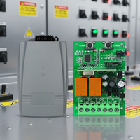 Control Remoto Universal WiFi RF de 2 Canales con Función de Privacidad Opcional, Receptor de Radio Autoaprendizaje de 433MHz, 4 Botones, 30m