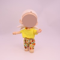 Vêtements de poupée de 20 cm, série mode mignonne, accessoires de costume à manches courtes, thème animaux et nature, Noël, unisexe, 14 ans et plus