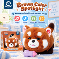 Ours en peluche interactifs en gros pour importateurs, fournisseur de jouets électroniques en peluche pour apaiser les bébés, pour les magasins de jouets en ligne