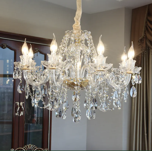 Lámpara Colgante Moderna de Cristal LED, Lujosa para Bodas, Escaleras, Sala de Estar, Salón de Banquetes, Hotel, Decoración de Villa - Product Image 4