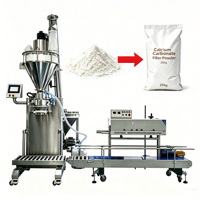 Machine de remplissage et d'emballage automatique de poudre avec vis sans fin semi-automatique et scellage instantané pour bouteilles