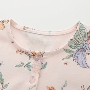 Abito Leggero e Traspirante a Maniche Corte con Stampa Floreale per Ragazze Adolescenti, Ideale per Attività Estive Quotidiane all'Aperto - Product Image 2