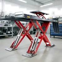 Vente en gros de lève-voiture automobile Gaoshenglift certifié CE ISO, à commande par bouton, haute capacité, à six vérins