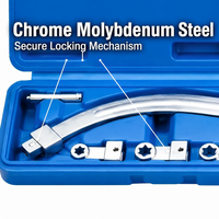 Kit d'outils de tensionnement de courroies métriques et étoilées professionnels, 15 pièces |   Acier au chrome-vanadium, 1 pièce, MOQ, approvisionnement unique, expédition rapide