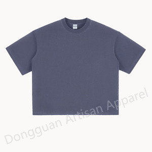Camiseta informal de manga corta ajustada de verano para hombre, camisa básica versátil con estampado de diseño de punto de color sólido de fibra de algodón/Bambú - Product Image 4