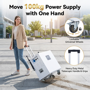 สถานีพลังงานสำรองแบบพกพา BH-5KWH All One 51.2v คลื่นไซน์บริสุทธิ์ รองรับแผงโซลาร์เซลล์ MPPT พร้อมรีโมทคอนโทรล บรรจุในกระเป๋าเดินทาง - Product Image 2