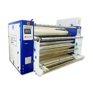 HJD roll to roll heat press transfer printing machine 800mm drum 500m/h roller fusing calender