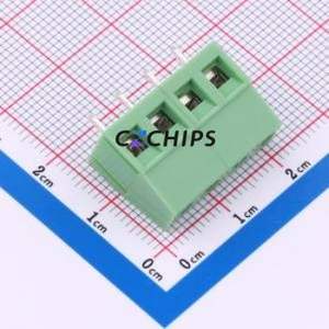 XY128V-A-5.08-4P Screw Terminal Block Through hole Component (THT),P=5.08mm Connector 1x4P 5.08mm Green Through Hole - Product Image 1