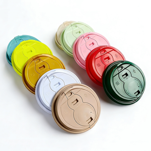 Vasos de Plástico Desechables en Forma de U para Batidos, Smoothies, Té con Leche y Boba, con Tapas de Colores, Logotipo Personalizado, Diámetro 90mm, 380/500/700U, Venta al Por Mayor - Product Image 6