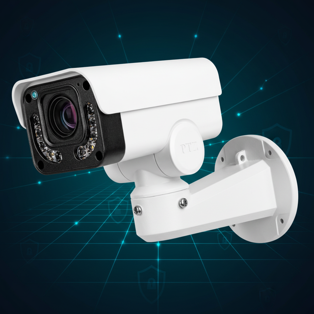 8MP 4K Auto Tracking Integrated PTZ Camera High Precision Night Vision 30x Optical 100x Digital Motorized Lens CMOS Cloud IP66
