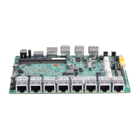 Carte mère Kansung 8e génération 3867U I3 8130U I5 8250U I7 8550U avec processeur, 8 ports LAN Gigabit i211AT, DDR4 32 Go de RAM maximale, double canal