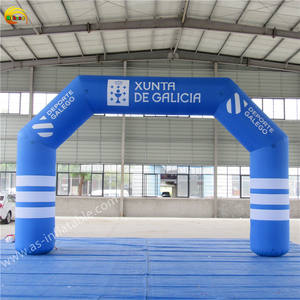 Arco inflable <span class=keywords><strong>de</strong></span> 5m para eventos al aire libre PVC y Oxford Nylon Impresión digital con soplador <span class=keywords><strong>de</strong></span> aire Tipo <span class=keywords><strong>de</strong></span> modelo Publicidad inflable - Product Image 1