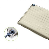 Matelas de camping gonflable automatique monobloc, résistant à l'usure, portable, léger, en tissu composite, pour le camping en plein air