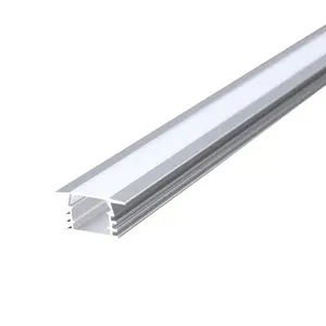 Lampu Strip LED, ekstrusi saluran wastafel panas profil Alu dengan PC profil Led Linear aluminium terdifusi