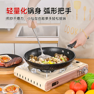 Sartén antiadherente de piedra Maifan, sartén antiadherente, sartén para freír, wok doméstico, sartén para huevos, sartén multifuncional para bistecs - Product Image 5