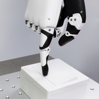 Main humanoïde à cinq doigts, dextére, 3 kg de force de préhension, main bionique intégrée avec capteur de force, main robotique pour la préhension, plug-in ROS