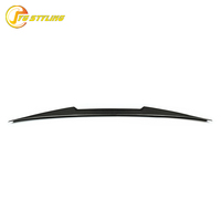 Aileron de coffre arrière en fibre de carbone style M4 pour BMW Série 3 E46 Berline 1998-2006, décoration de lèvre d'aileron de coffre arrière
