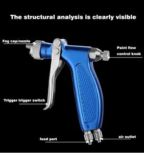 Attivatore pistola a spruzzo per sformatura piccola pistola a rilascio ad alta atomizzazione per stampa a trasferimento d'acqua - Product Image 2