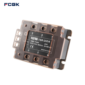 Fcgk <span class=keywords><strong>TSR</strong></span>-25DA loạt công suất cao điều khiển DC ba pha Rơle trạng thái rắn bảo vệ 25da <span class=keywords><strong>40da</strong></span> 50da 60Da 75da 80da 90da 100da - Product Image 1