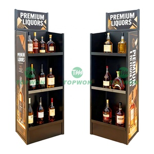 Custom Retail Store Metal <strong>Display</strong> Stand Metal Supermarket Shelves <strong>Beer</strong> Beverage Whisky Vodka Cocktails Wine Metal <strong>Display</strong> <strong>Rack</strong> - Product Image 6