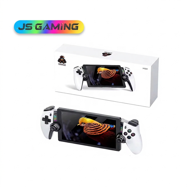 2026 New 128GB M28 Linux Emelec Handheld Gaming Console 7inch Screen 3000mAh Battery Video Games Support 5G WIFI PS2 Games