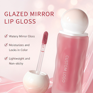 Gloss à lèvres effet miroir, longue tenue, waterproof, haute qualité, mignon, personnalisé pour le maquillage quotidien avec service OEM ODM - Product Image 3