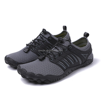 Chaussures aquatiques roses personnalisables avec logo, séchage rapide, semelle en caoutchouc, motif vague, pour hommes et femmes, plage