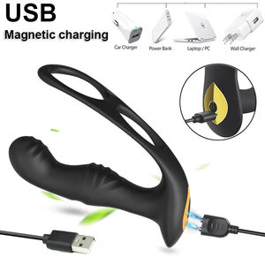 男性前立腺マッサージリモートアナルバイブレーター10スピード遅延射精リングペスト刺激アヌスプラグバット大人の大人のおもちゃ18 - Product Image 5