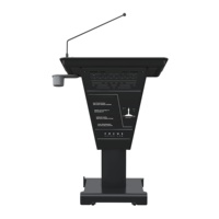 Sistem Multimedia Speaker Podoium All-in-One, Podium Audio dan Video, Stasiun Kerja Guru