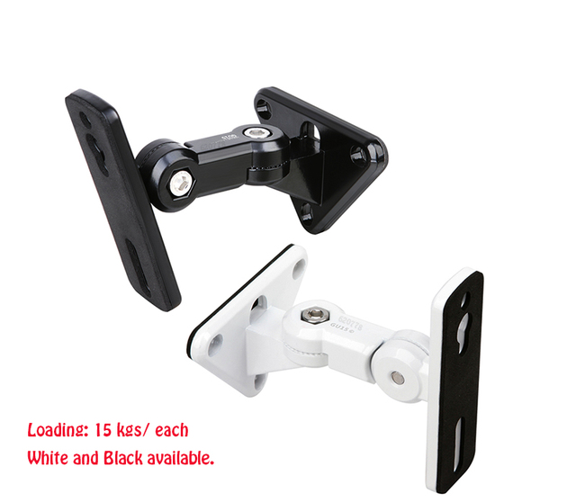 GU15A New Universal 304 Stainless Steel Alloy 1pair=2 Piece 15kg Capacity Wall Bracket Mount Audio Stand Hanger for SPEAKER