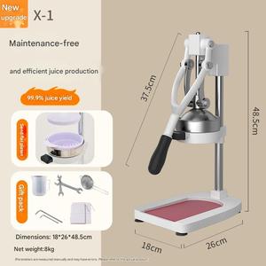 Presse-agrumes manuel robuste pour usage professionnel dans les stands de jus, presse-fruits efficace - Product Image 1