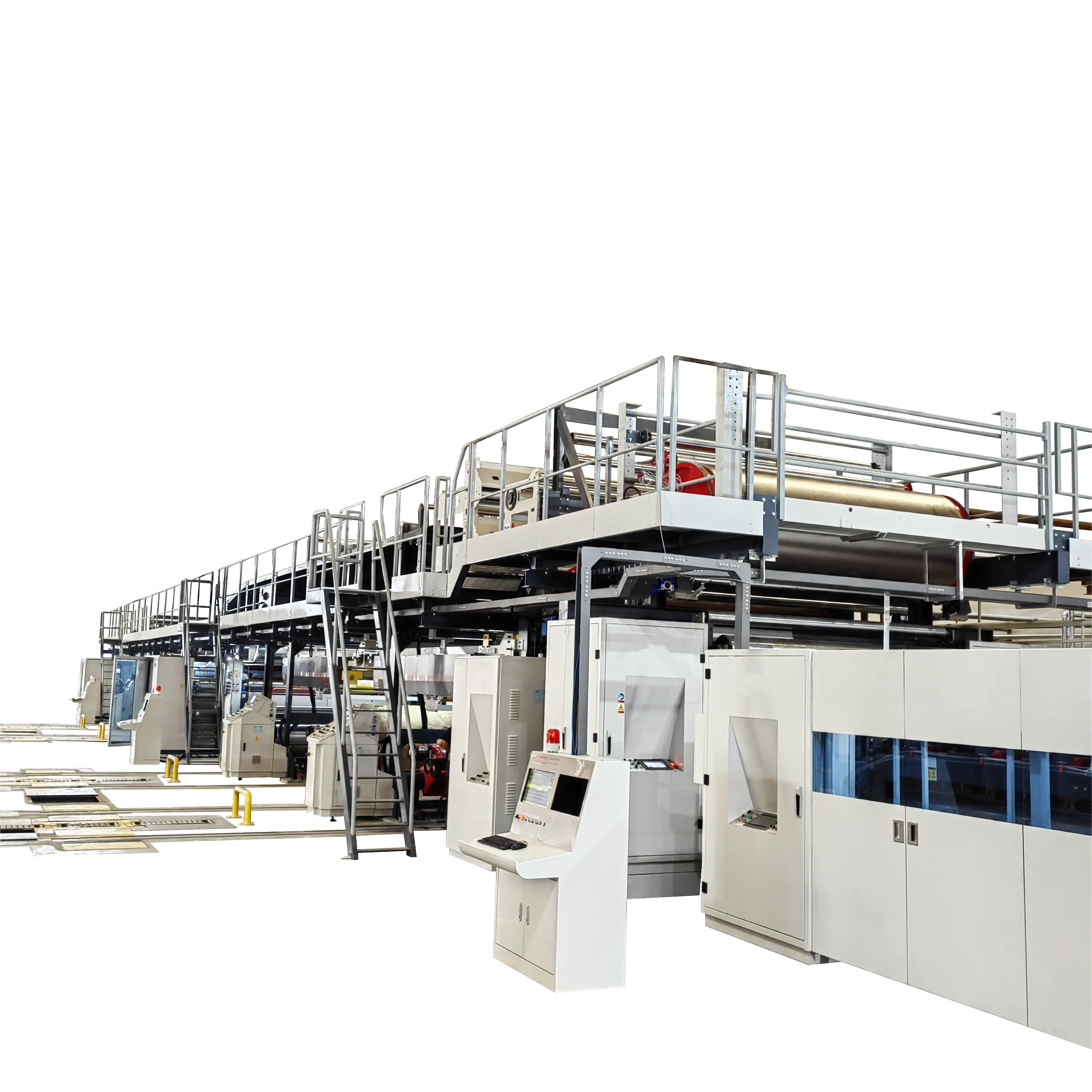 1800mm high speed automatic corrugated cardboard production line for 3 layer cardboard