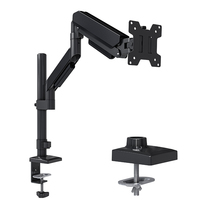 Nouveau bras de moniteur robuste en alliage d'aluminium pour écrans de 10 à 32 pouces, support réglable jusqu'à 10 kg, inclinaison à ressort à gaz simple