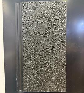 Panneaux muraux en <span class=keywords><strong>bois</strong></span> composite WPC texturés, brûlés et carbonisés, imperméables, résistants à l'humidité, de couleur noire, pour toiture extérieure décorative - Product Image 4