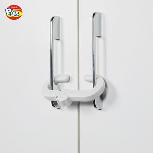 An Toàn Nhanh Chóng 6 Gói Màu Trắng Xám An Toàn Trẻ Em Dây Đeo Dễ Dàng 3M Dính Ổ Khóa Cho Đồ Nội Thất Nhà Bếp Lò Nhà Vệ Sinh Ghế Tủ Ổ Khóa - Product Image 4