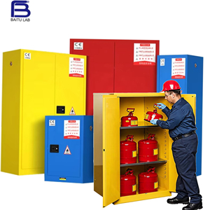 <span class=keywords><strong>Armoire</strong></span> de sécurité encastrée verrouillable Baitu110 Gallon pour produits chimiques et liquides inflammables avec roulettes - Product Image 1