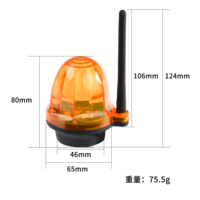 YET6139 12V 24V 220V Tension optionnelle Petite lumière clignotante portable LED pour porte de garage Porte électrique Lumière d'avertissement