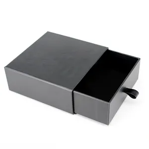 Großhandel benutzer definierte Anzeige kleine Luxus Pappe Logo gedruckt Geschenk box Ehering Schiebe schublade Papier Schmuck Verpackung Box