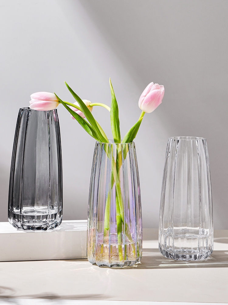 Factory Produced Wholesale Glass Luxury Vase Glass