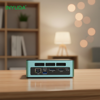Mini PC INYUDA NUC N100 con Windows 11, SSD de 256 GB y DDR4, Intel Core Quad Core, Enchufes AU/US/CN para Aplicaciones de Escritorio