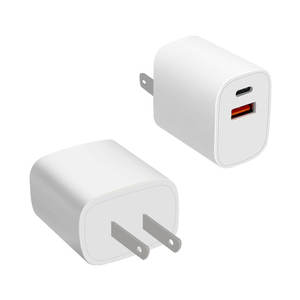 Caricatore a doppia parete 20W PD QC 3.0 ricarica rapida USB un USB <span class=keywords><strong>C</strong></span> Gan adattatore spina Multi porta 20W caricatore <span class=keywords><strong>Iphone</strong></span> - Product Image 3