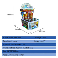 LeaderDream Hammer the Gopher Game Machine, Machine de jeu pour enfants, jeu de rédemption à marteau, gonflable, en métal, en anglais
