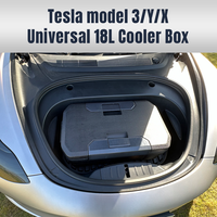 Accessoires de camping en plein air Pièces de voiture Tesla glacière portable glacière 18L pour modèle 3 X Y refroidisseurs de coffre avant