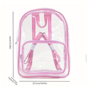 กระเป๋าเครื่องสำอางใสสามชิ้นกระเป๋ากันน้ำแบบพกพาใหม่ซักผ้าแบบพกพากระเป๋าเป้เดินทางความจุขนาดใหญ่ - Product Image 6