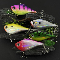 WildTrek Leurre de pêche VIB dur coulant 7cm 24g, Wobbler coulant à longue portée pour la pêche au bar, au brochet, en eau douce et en eau salée