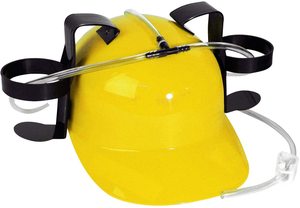 C3769 Creative <strong>Drinking</strong> Helmet Hold Two Beer Cans Adults <strong>Drinking</strong> <strong>Hats</strong> - Product Image 5